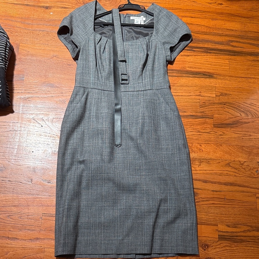 Banana Republic Charcoal Midi Dress